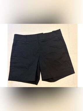 Ann Taylor Metro Shorts 2 Chino Cotton Tailored Minimalist Old Money Classic